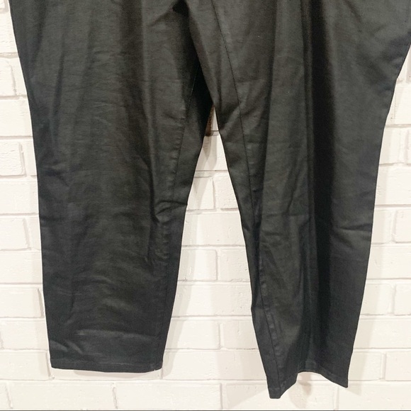 Eileen Fisher Women’s Coated Black Slim Ankle Jean - Picture 6 of 14